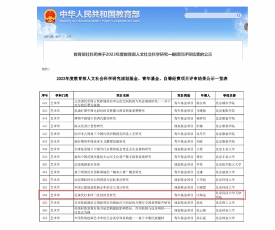 p站
突破性获得教育部人文社科项目立项